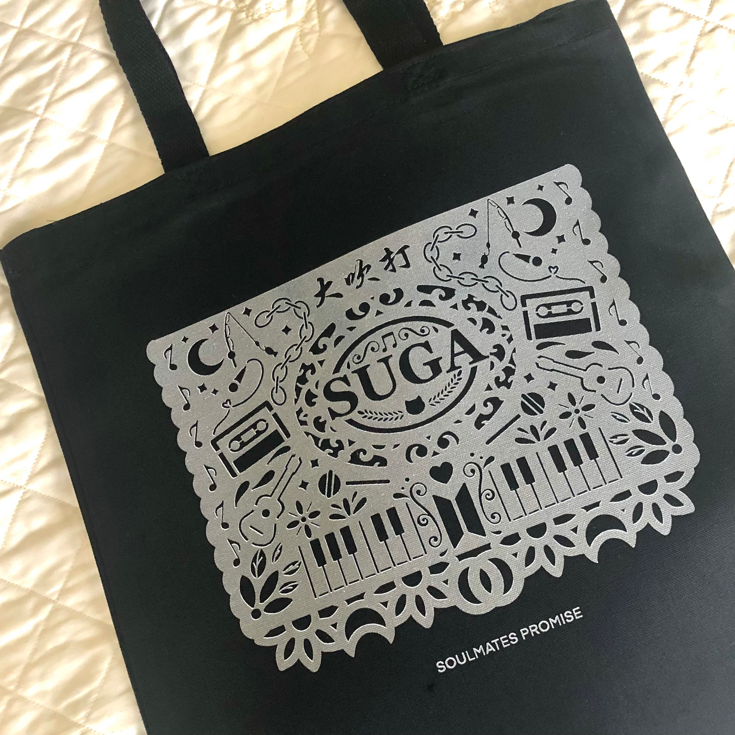 Suga/Yoongi Papel Picado Tote Bag – Soulmates Promise