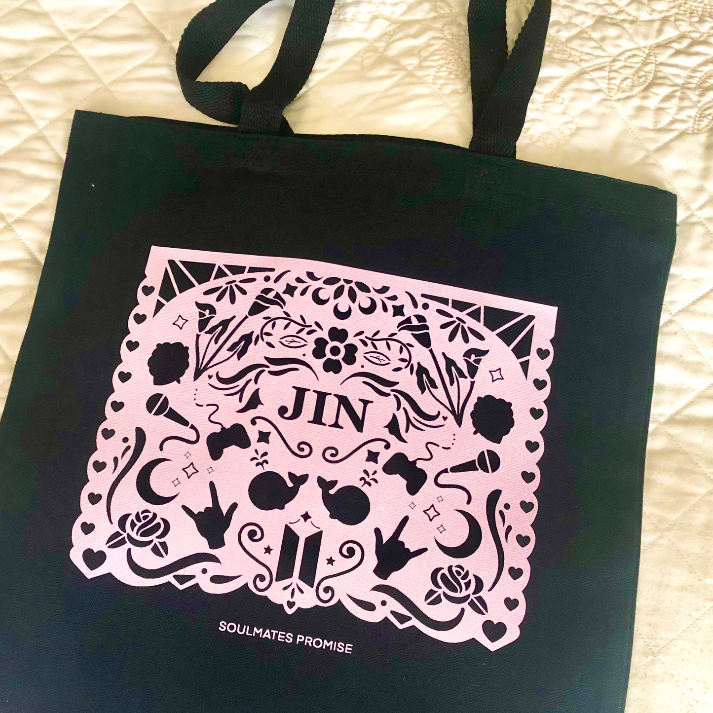 Seokjin Papel Picado Tote Bag