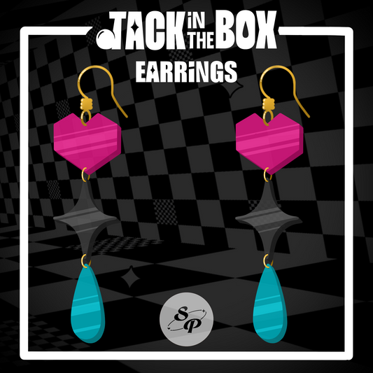 [PRE-ORDER] J-Hope Jack in the Box Acrylic Earrings