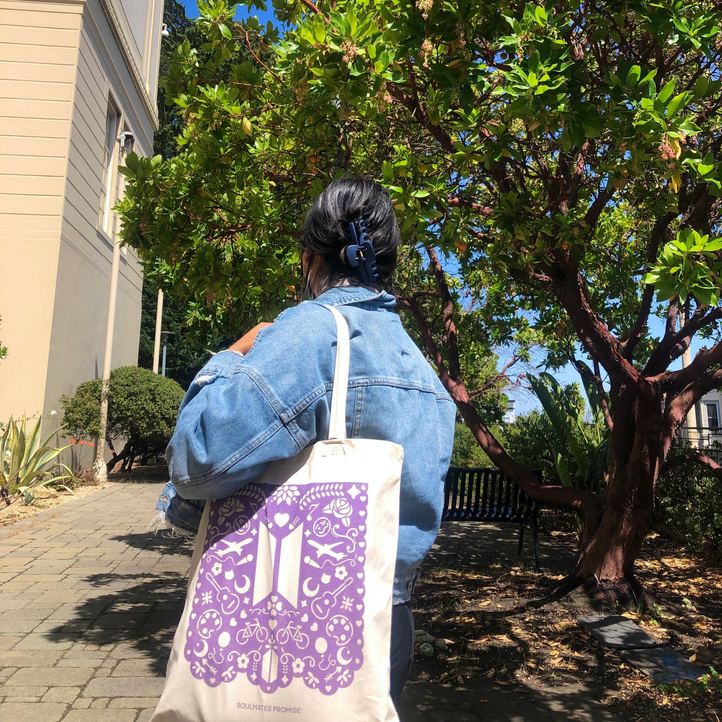 BTS Anniversary Papel Picado Tote Bag